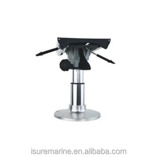 

STLF ADJUSTABLE PEDESTAL/AIR RIDE PEDESTAL PEDESTAL WITH SWIVEL and SLIDER HEIGHT FROM 14"- 18" ANODIZED 9" BASE and POST