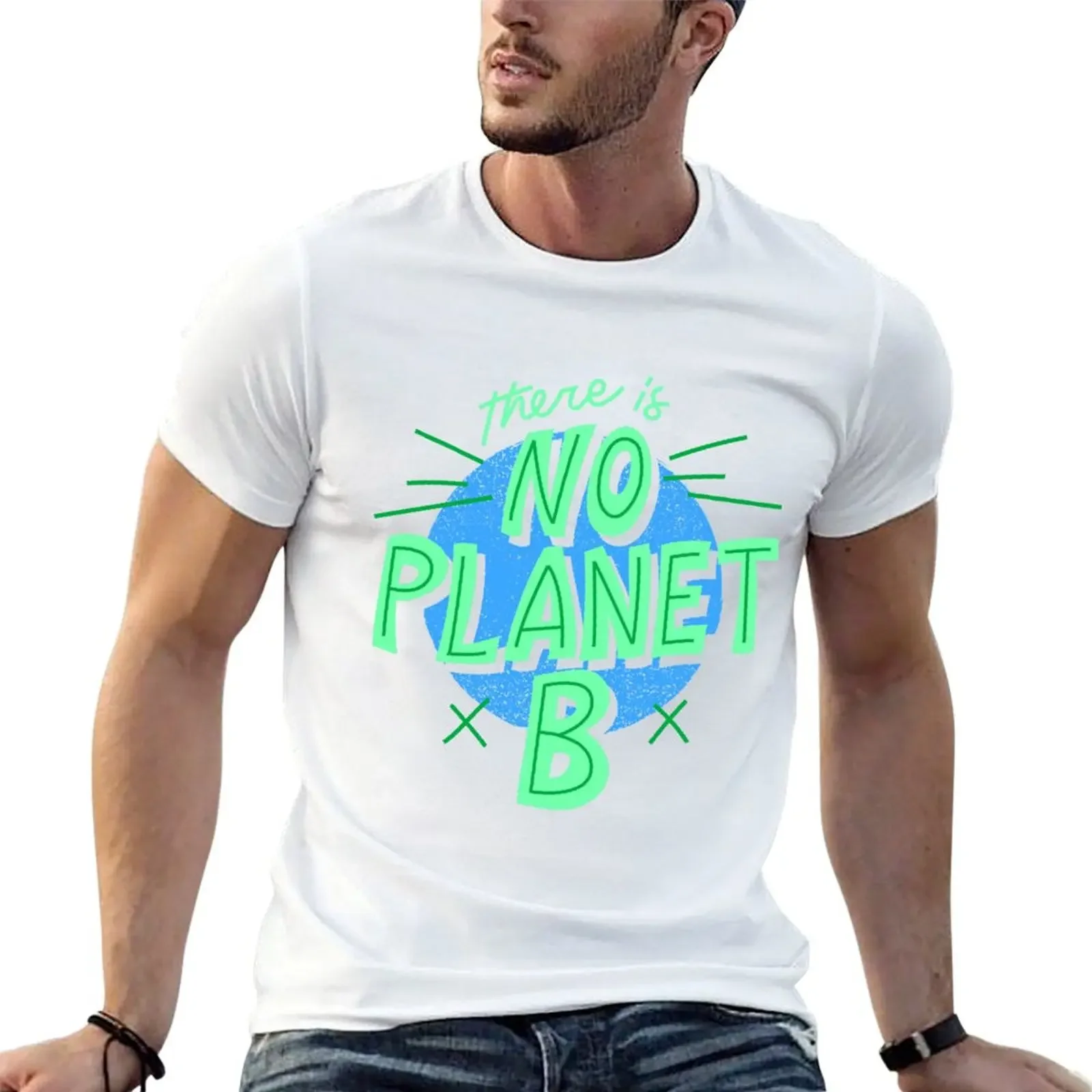 There No planet B ,Save Earth T-Shirt customs blacks tees vintage t shirt men