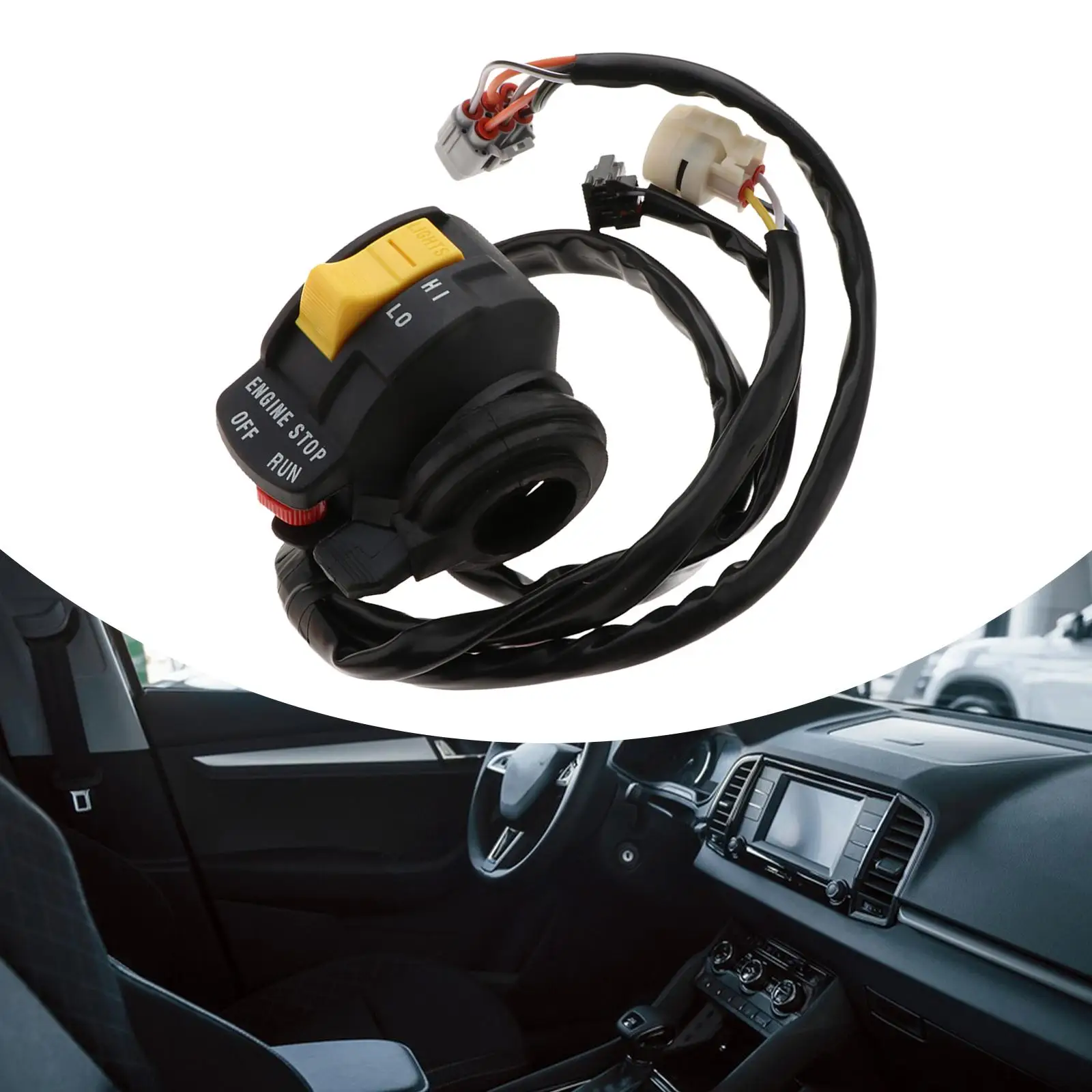 

Left Handlebar Start Stop Switch 37400-07G10 Sturdy Parts Replaces 37400-07G11 for Suzuki Quadsport Z400 03 04 Ltz400 03 04