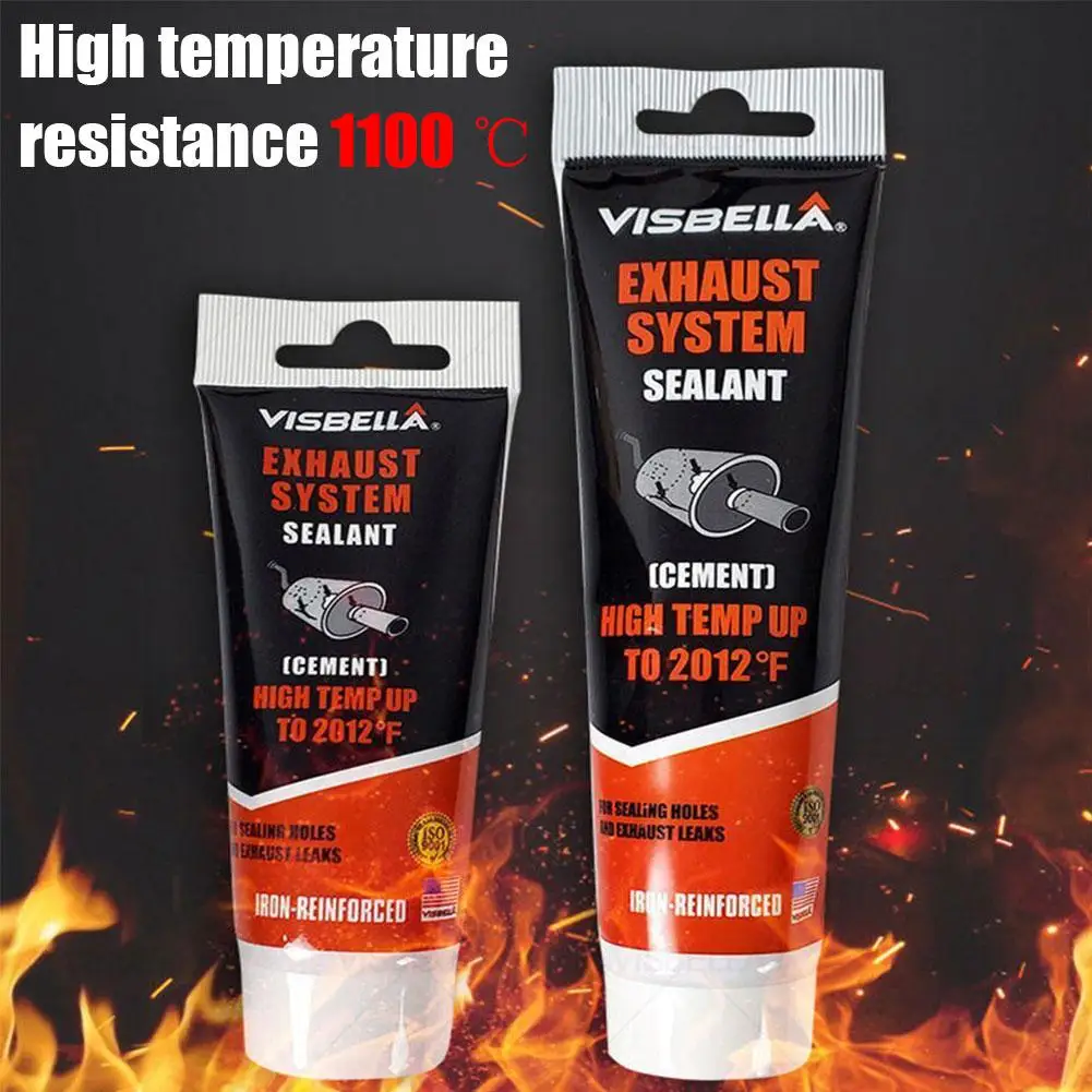 75/150 High Temperature Sealant Car Exhaust Pipe Tailpipe Muffler Motorcycle Repair Auto Repair Tool Paste Glue New