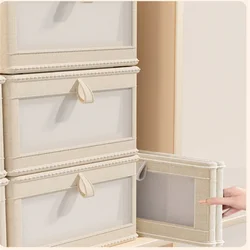 Bedroom clothes and pants storage box, wardrobe clothes storage, household underwear and socks folding storage box