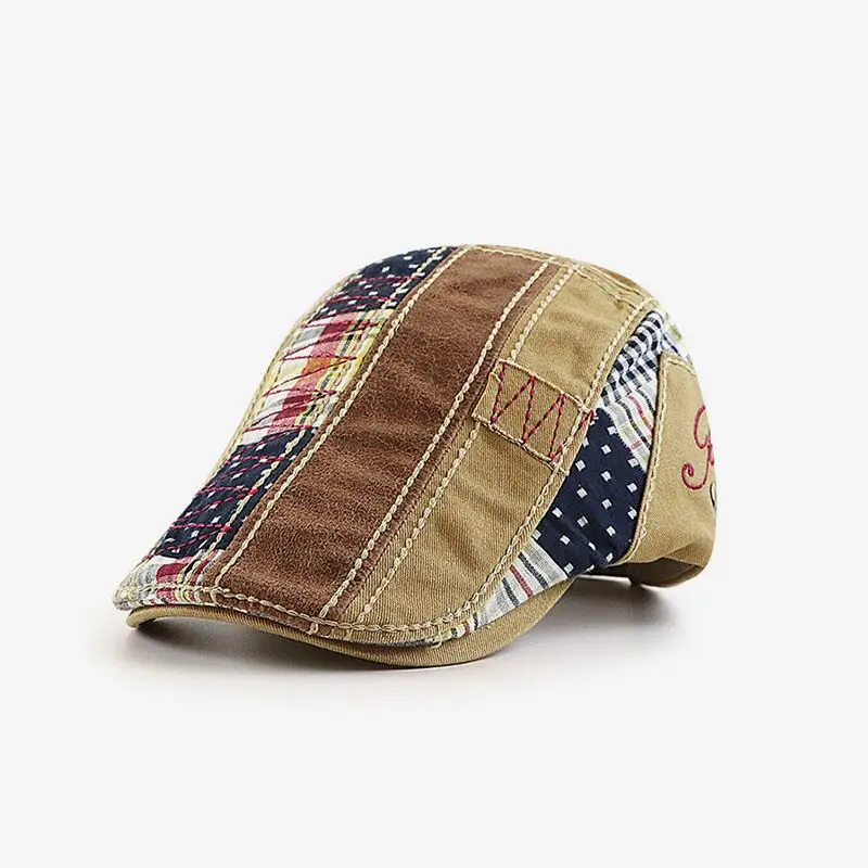 Chapeaux de béret unisexe pour hommes et femmes, visière de loisirs en coton, chapeau de soleil de printemps et d\'été, casquette de bérets plats