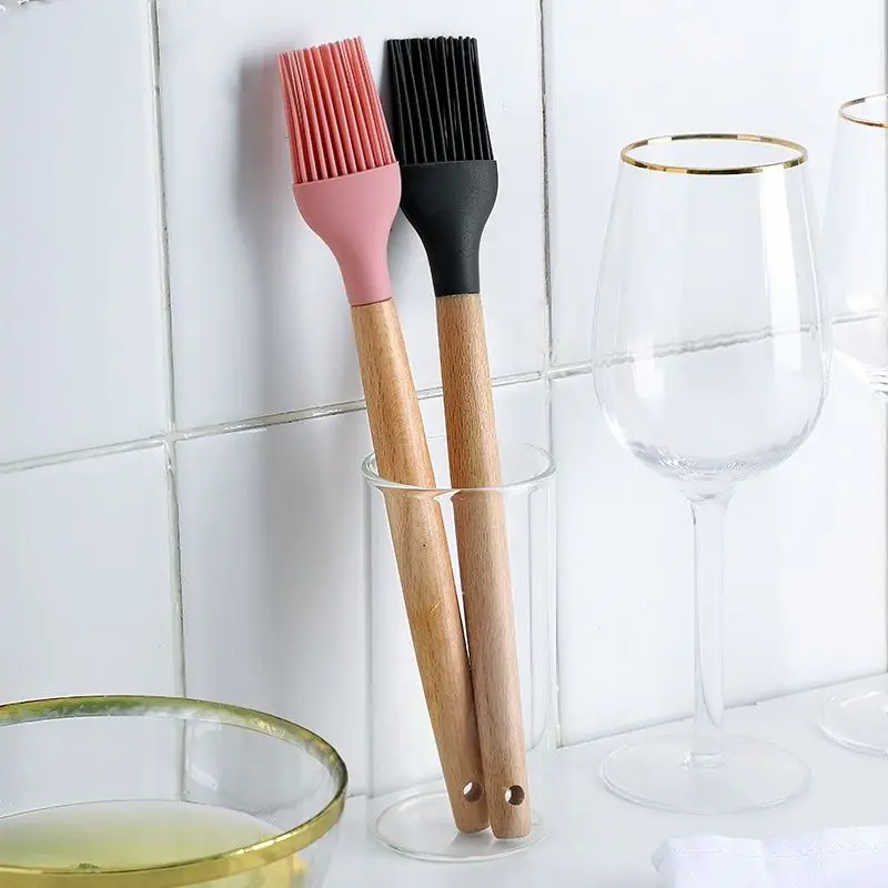 Silicone BBQ Oil Brush DIY Cake Bread Pastry Butter Baking Kitchen Gadgets Portable Barbecue Cooking Tools Grilling Accessories