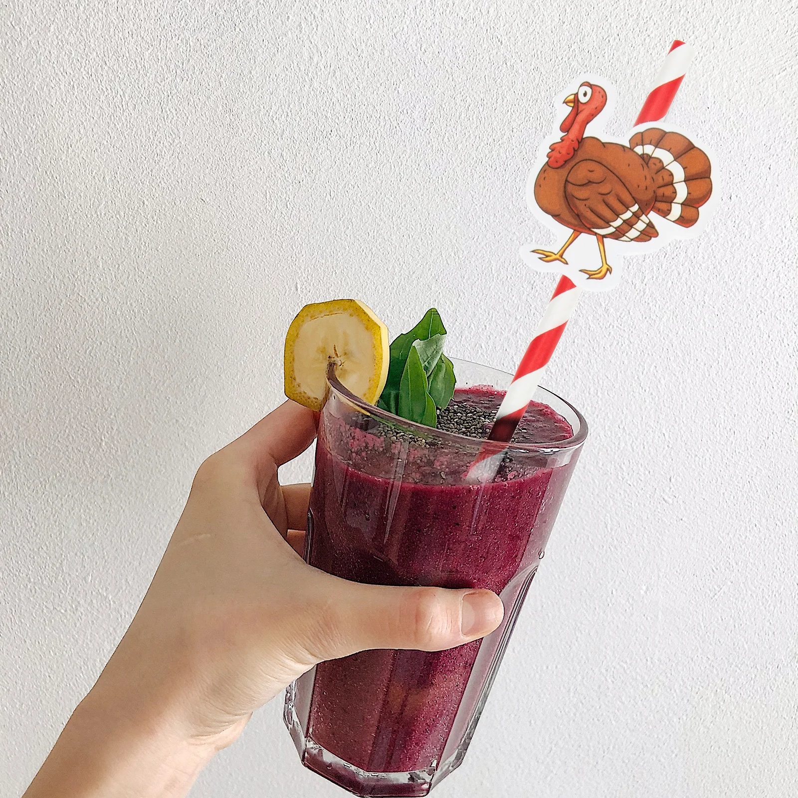 

100 Pcs Thanksgiving Paper Straws Decorative Fall Drinking Party Supplies Beverage Straws Milk Tea Juice Water Bottles Cups