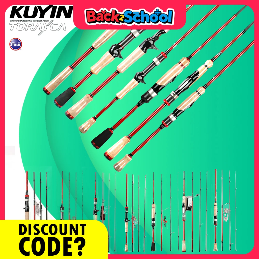 

KUYING FREESTYLE WALKER 4 секции 6 дюймов 6 дюймов 9 дюймов 7 дюймов приманка удочка мини-карманная дорожная удочка спиннинг Casting FUJI Carbon UL M L H