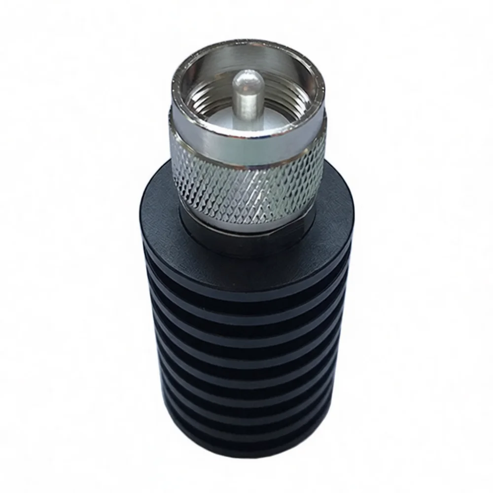 25W UHF RF Dummy Load 50 Ohm Coaxial Terminal Connector DC-1GHz PL259 Male Plug Radio Station Network Analysis Equipment