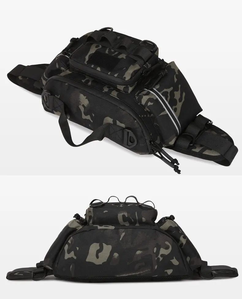 Multifunktionale Hüfttasche Taktische Camping-, Wander-, Kletter-, Brust-, Hüft- und Umhängetasche Angelzubehör-Köder-Aufbewahrungsrucksack – Detail 15