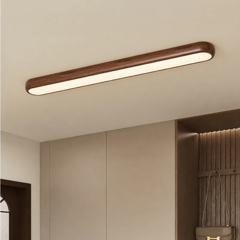 Walnut pattern long corridor aisle light balcony entrance entrance cloakroom ceiling light