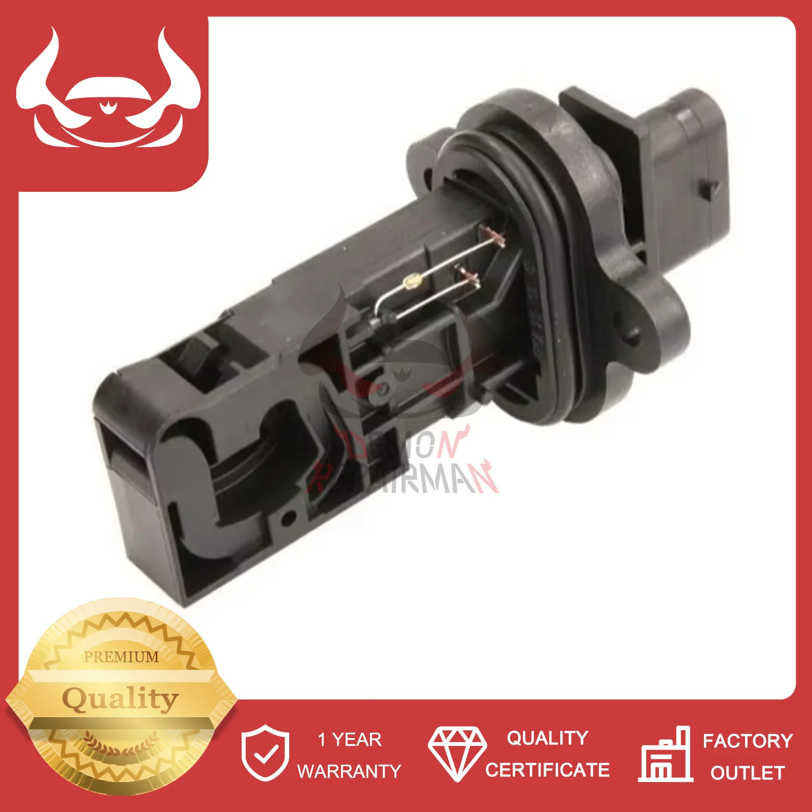 

High Performance Mass Air Flow Meter MAF Sensor Compatible with MAN TGX TGS Replacement Of 0 281 006 284 51 09413 0289