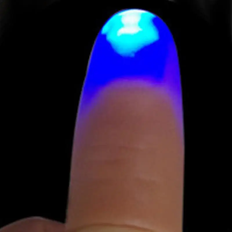 Funny Novelty LED Light Flashing Fingers Light up Magic Thumb Finger Lights Prank Toy Children Luminous Gifts Magic Trick Props