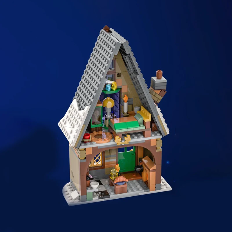 468 PCS MOC Customize Expansion Of Medieval Villages Technical Building Blocks Model Education DIY Assembly Toys For Kids Gift