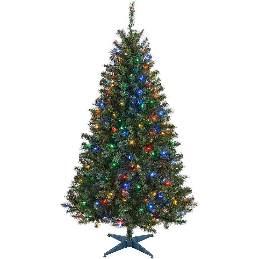 6.5ft Christmas Tree, Xmas Tree, Prelit Artificial Christmas Tree with 250 Color Changing LED Lights, UL Listed Tree