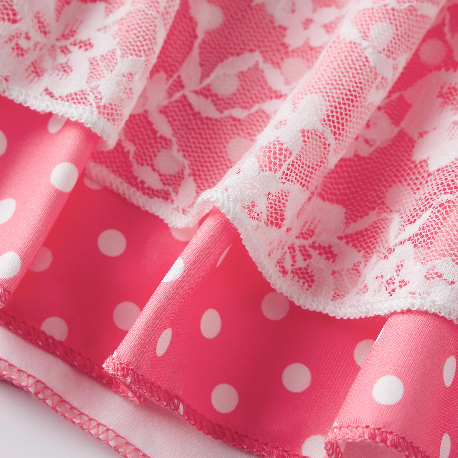 

Женская кружевная мини-юбка с боковыми завязками, элегантная юбка с рюшами и принтом в горошек для летнего пляжного повседневного образа