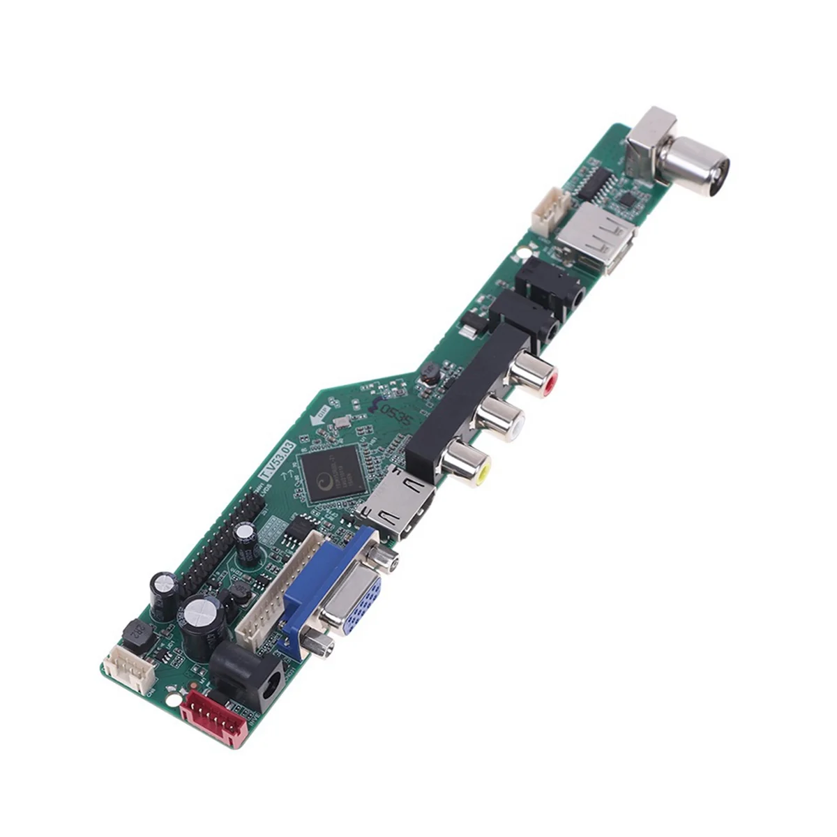 High Quality T.V53.03 Universal LCD TV Controller Driver Board V53 Analog TV TV/AV/PC/HD/USB Media Motherboard B