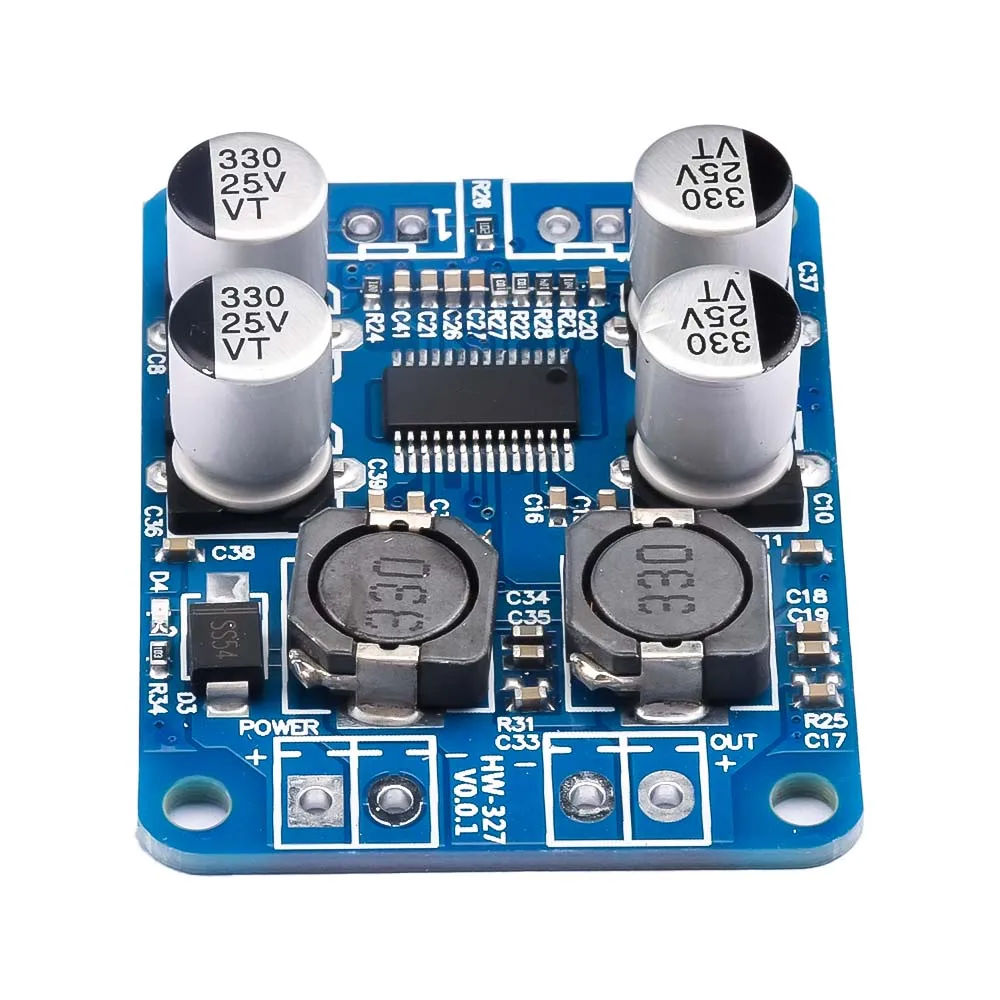 TPA3118 PBTL Mono Digital Audio-Leistungsverstärker-Platine 60W 8V -24V Leistungsverstärkermodul Auto High Out Low Power – Detail 6