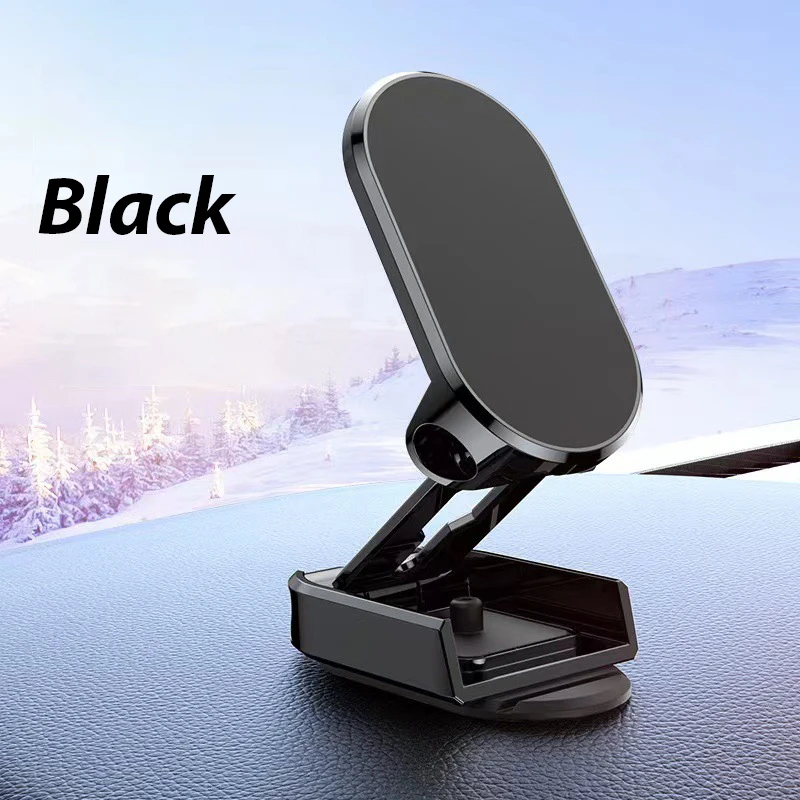 2025Handy Ständer Halter Starke Magnetische Faltbare Auto Telefon Halter Rotation Halterung Selbst-klebe Mini Halter Zubehör
