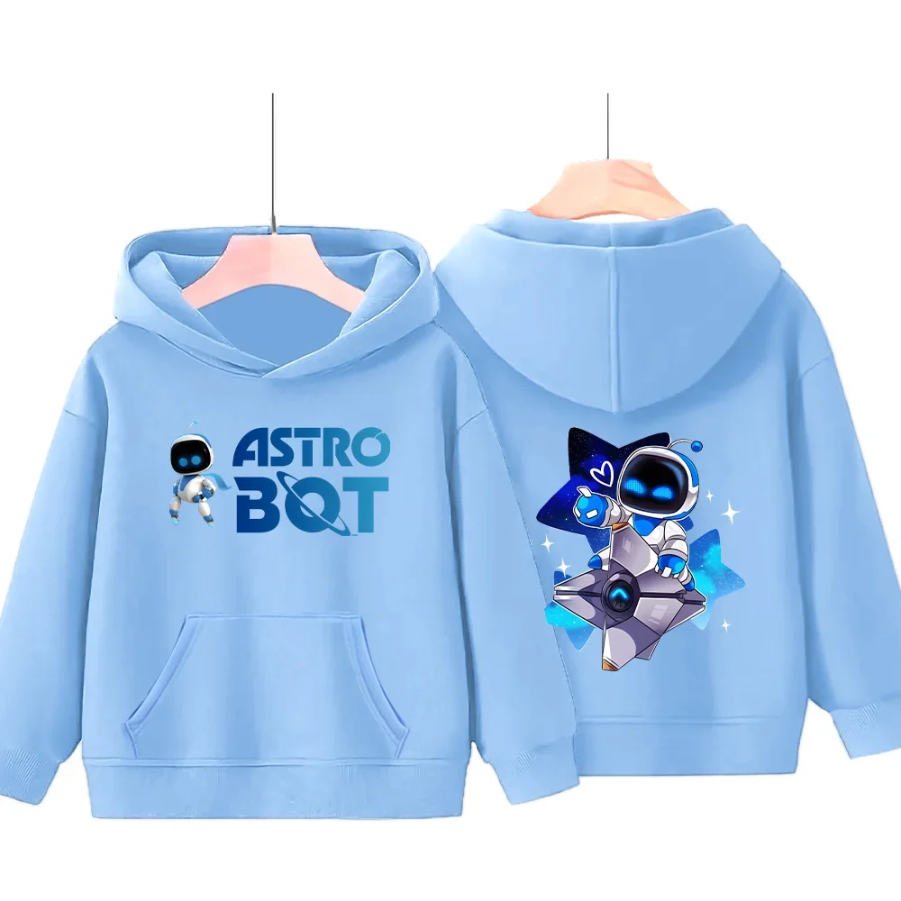 

Fashion Boys Clothing Astro Bot Hot Game Print Pullover Fall Creative New Hoody Kids Loose Affordable Sweatshirts Children Hoody