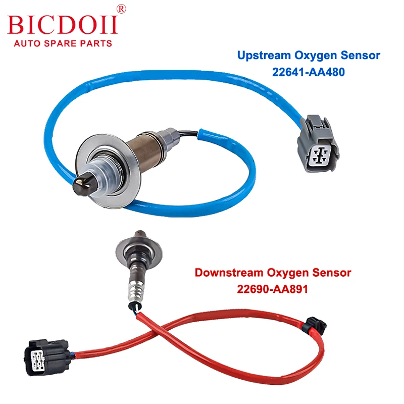 

1pc Upstream Downstream O2 Oxygen Sensor 22690-AA891 22641-AA480 for 2005-2007 Subaru Impreza Forester 2007-2015 Subaru Legacy