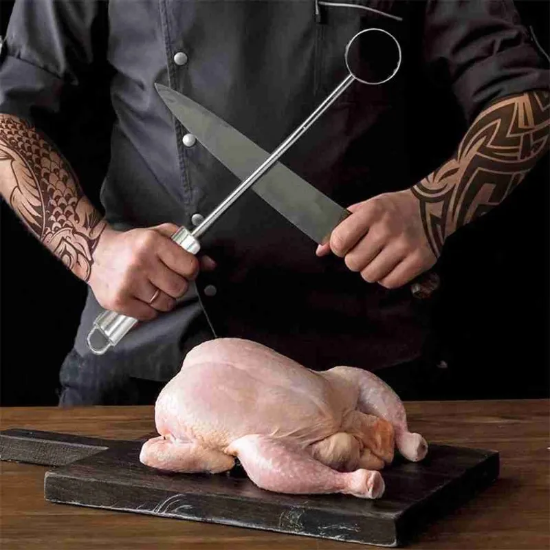 A93Z For Poultry And Turkeys Heavy-Duty Stainless Steel Lung Remover, Ideal For Poultry Processing