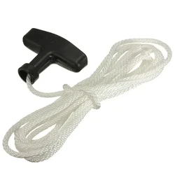 Tirador para cortacésped, Cable de arranque de arranque, cuerda de línea, mango de gasolina para motor, cuerda de arranque con cordón para la mayoría de cortacésped de gasolina