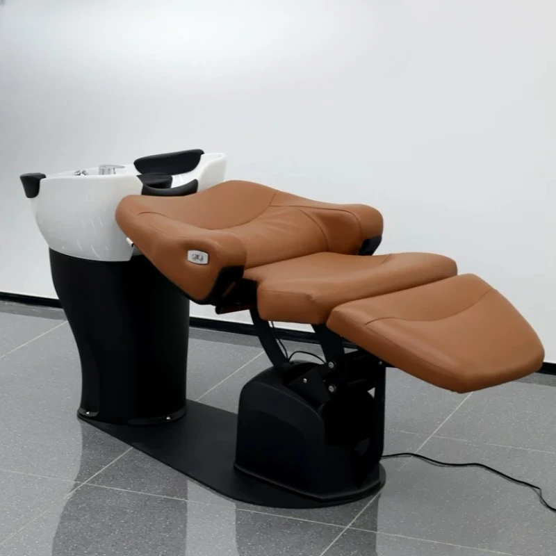 Hairdresser multi-functional Shampoo Bed Luxury Massager Shampoo Bed Elegant Modern lavacabezas profesional Bathroom Furniture