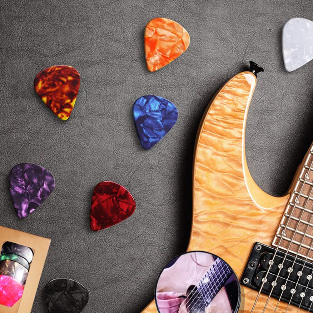 

Guitar Pick Case Picks Lightweight Compact Portable Guitar Plectrums Smooth Practical Accessories Music Supplies