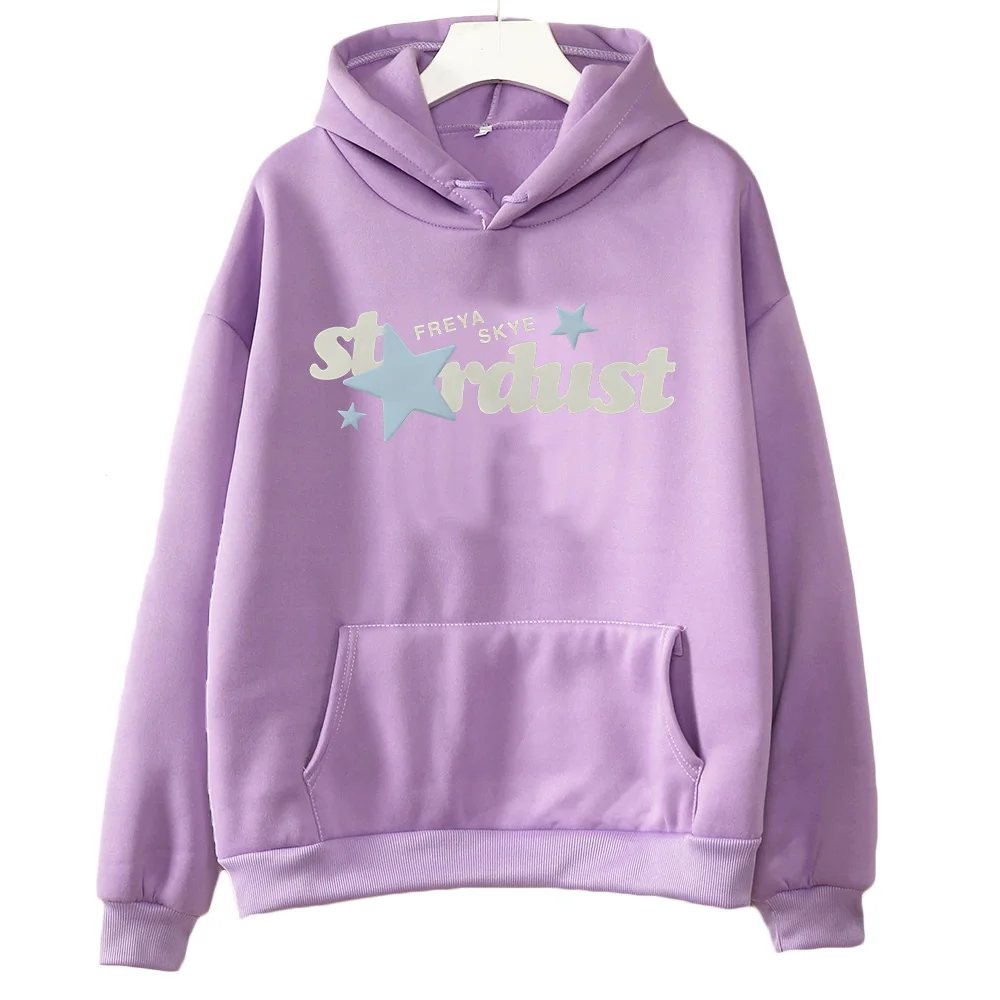 Freya Skye Stardust Hoodie für Männer und Frauen, Neuer Langarm-Pullover, Herbst-Winter-Mode, Lässige Kleidung, Lockerer High-Street-Pullover – Detail 5