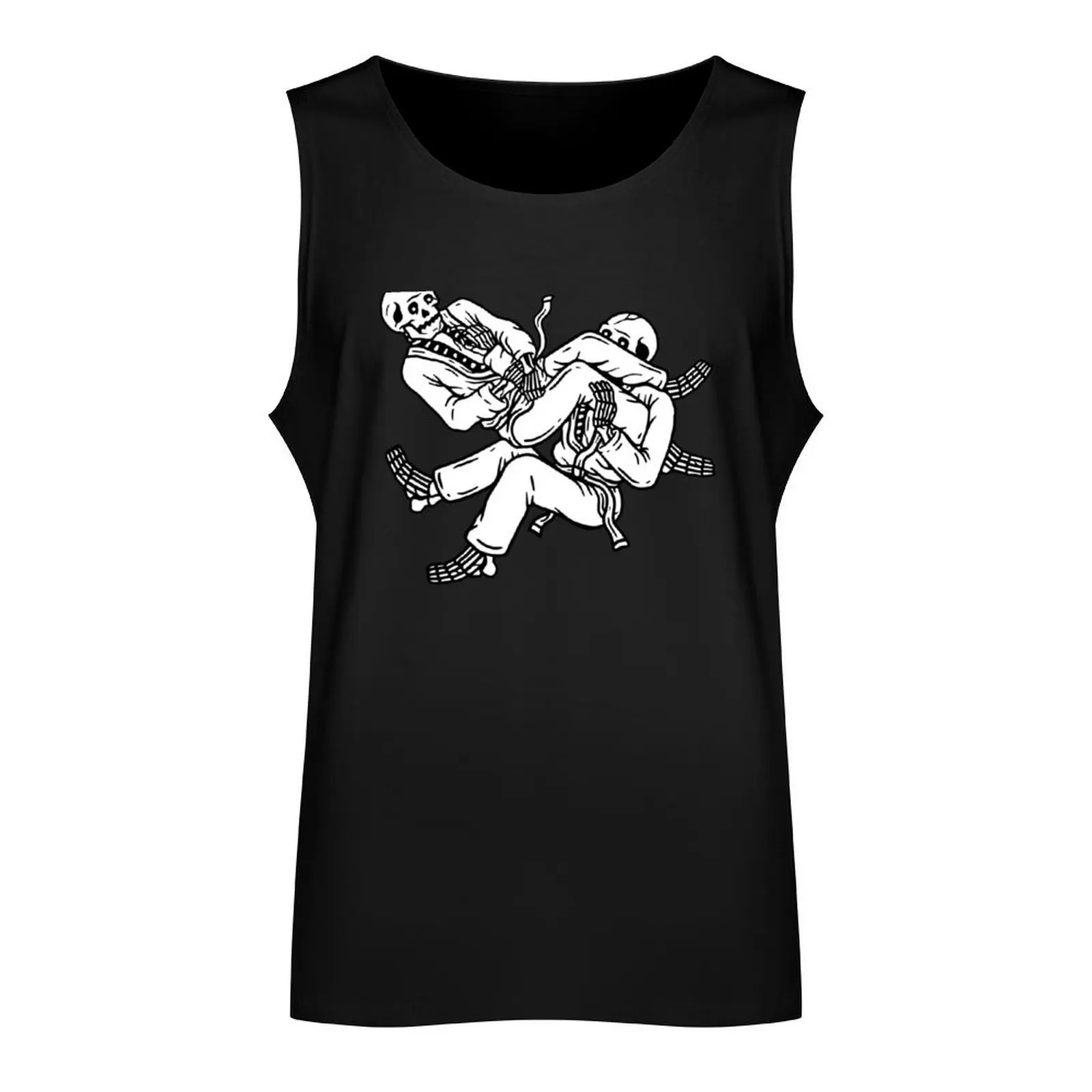 Jiu Jitsu Skeleton Armbar Tank Top Men's sleeveless t-shirt Bodybuilding shirt Men's sleeveless