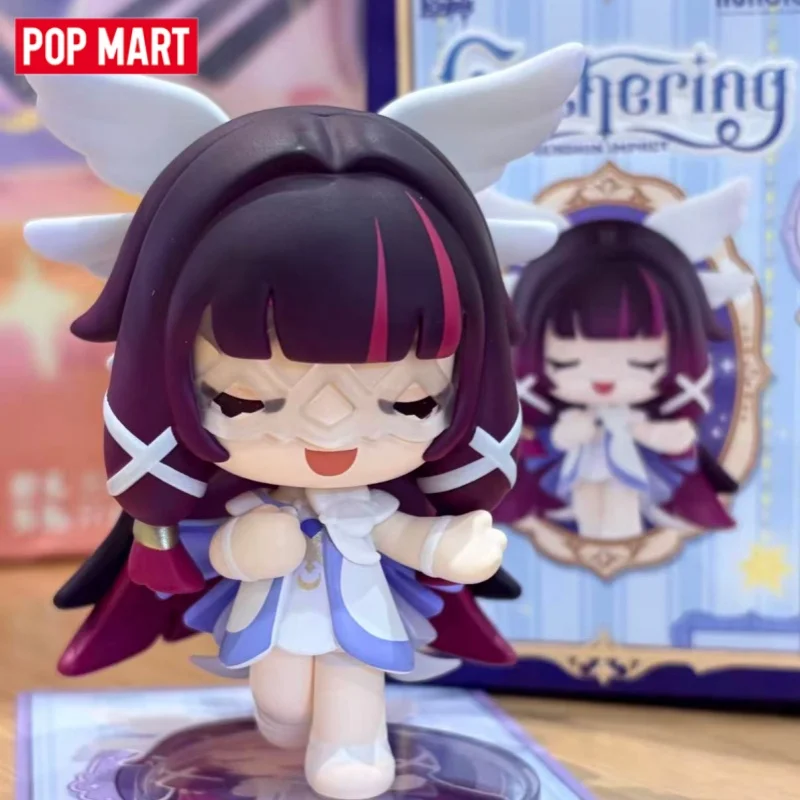 

POPMART Genshin Impact New Year Gathering Q Version Series Blind Box Toys Kawaii Anime Action Figure Surprise Mystery Box Dolls