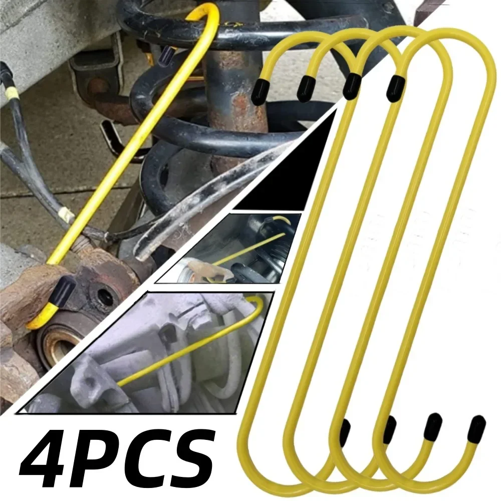 Ganchos de suspensión en forma de S para pinza de coche, servicio de disco de suspensión, colgador de pinza de freno para trabajo de suspensión de eje de rodamiento de freno, 4-1 Uds.