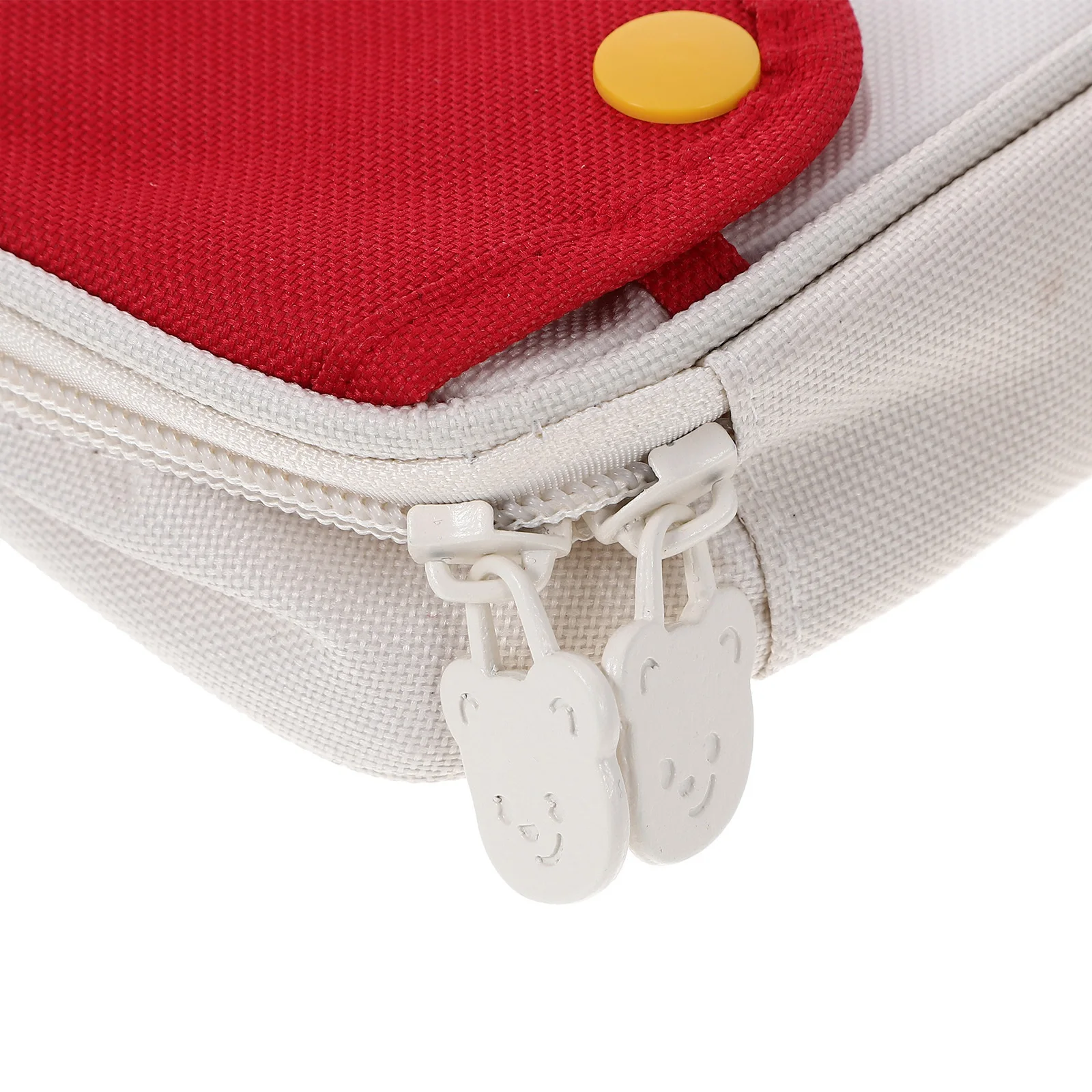 

Durable Pencil Case Simple Chic Wear-Resistant Lightweight Zipper Pouch Travel Organizer Stitch Pencil Case Pen Storage Bag