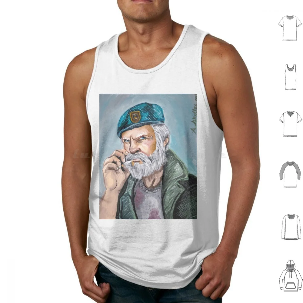 

Bill Left 4 Dead Oil Painting Tank Tops Vest Sleeveless L4d Bill Left 4 Dead Zombie Fan Game Pc