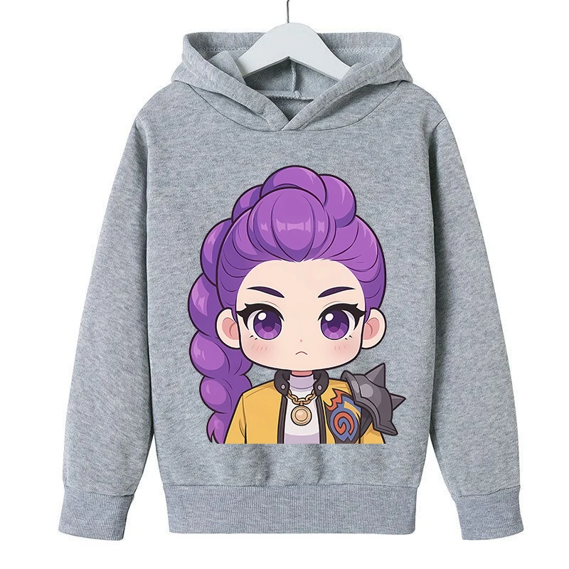 ملابس أطفال Kpop Witch Hunt، سترات للأولاد والبنات للربيع والخريف مع الدفء وبلوزات من الصوف