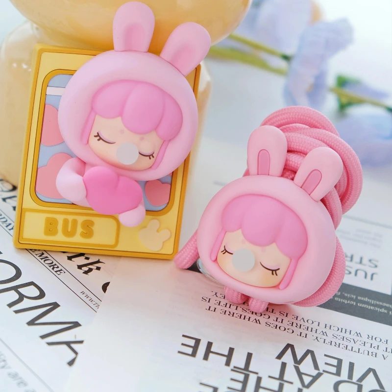 Genuine BabyNanci Fluffy Party Bag Pendant Bracelet Blind Box Mobile Phone Pendant Doll Toys Surprise Box Anime Peripherals