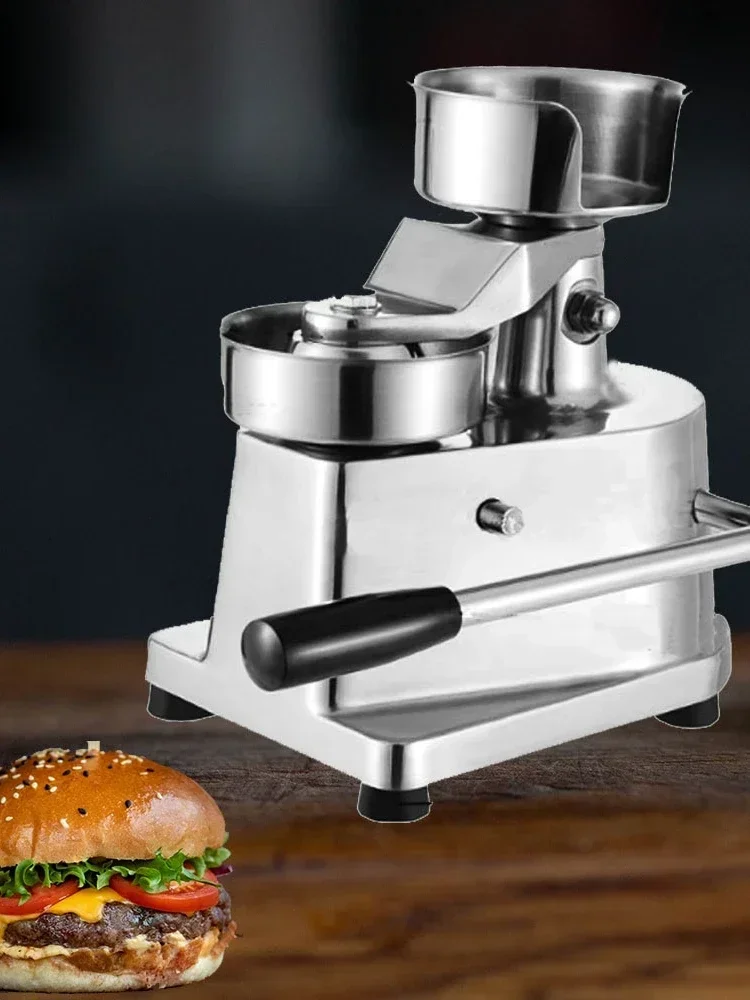 Manual Hamburger Beef Patty Meat Patty Forming Machine Press Patty Commercial househol Hamburger Shop Western Style