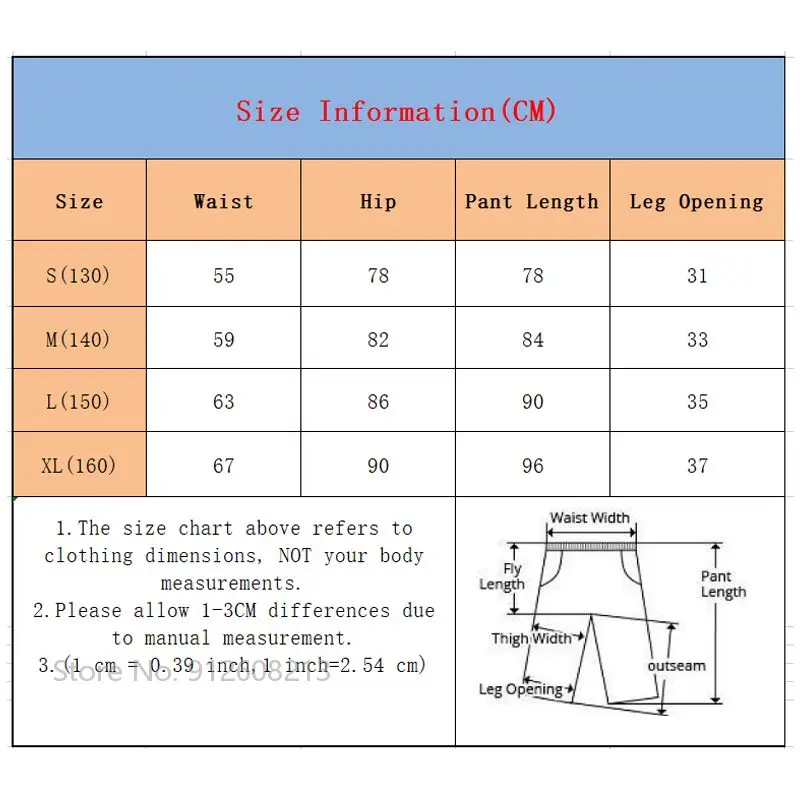 PGM Girls Boys Elastic Band Golf Trousers Kids Warm Golf Pants Autumn Children Windproof Casual Sports Sweatpants Zip Pocket S-XL