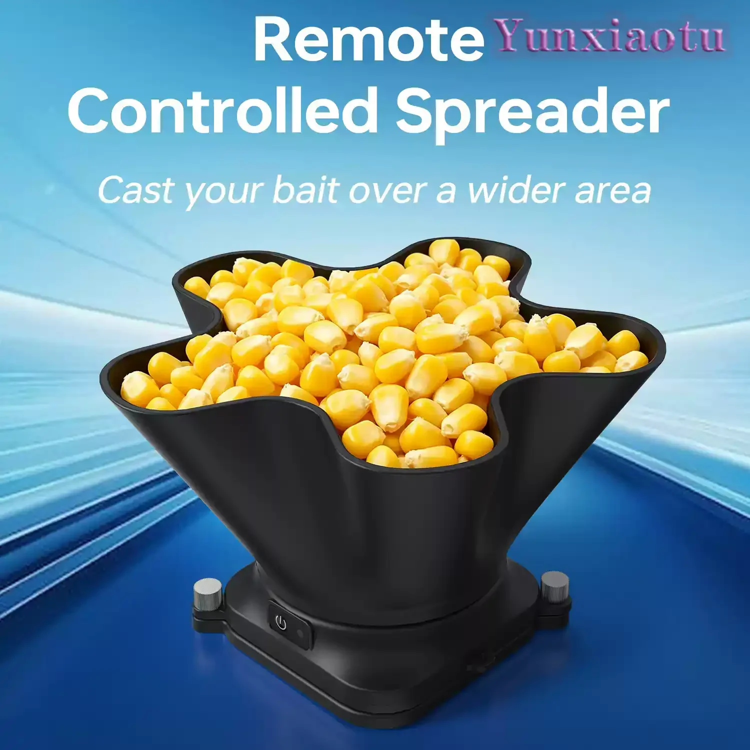 T2 Nesting Boat Remote Control Spreader 360 ° Rotation Evenly Throw Portable Spreader