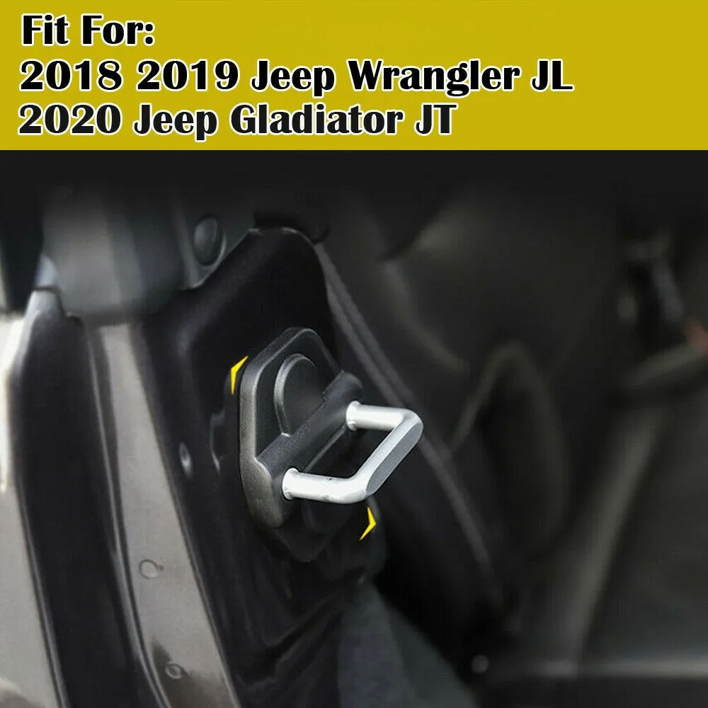 For Jeep Wrangler JL Gladiator JT 2018 2019 2020 Versatile Car Door Lock Cover for Jeep Wrangler JL Gladiator JT 2019