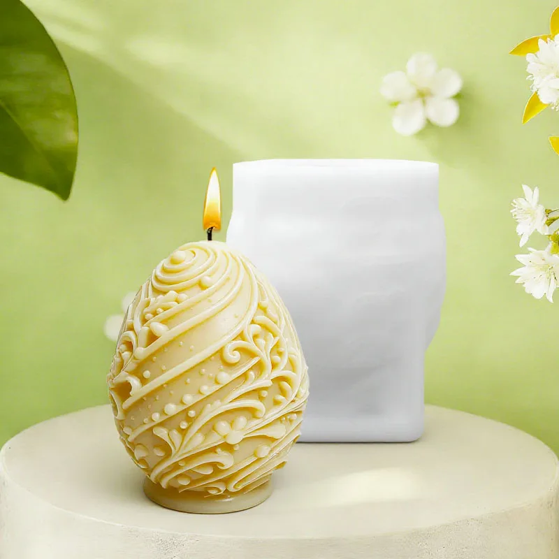 Vintage Easter Egg Candle Mold 5