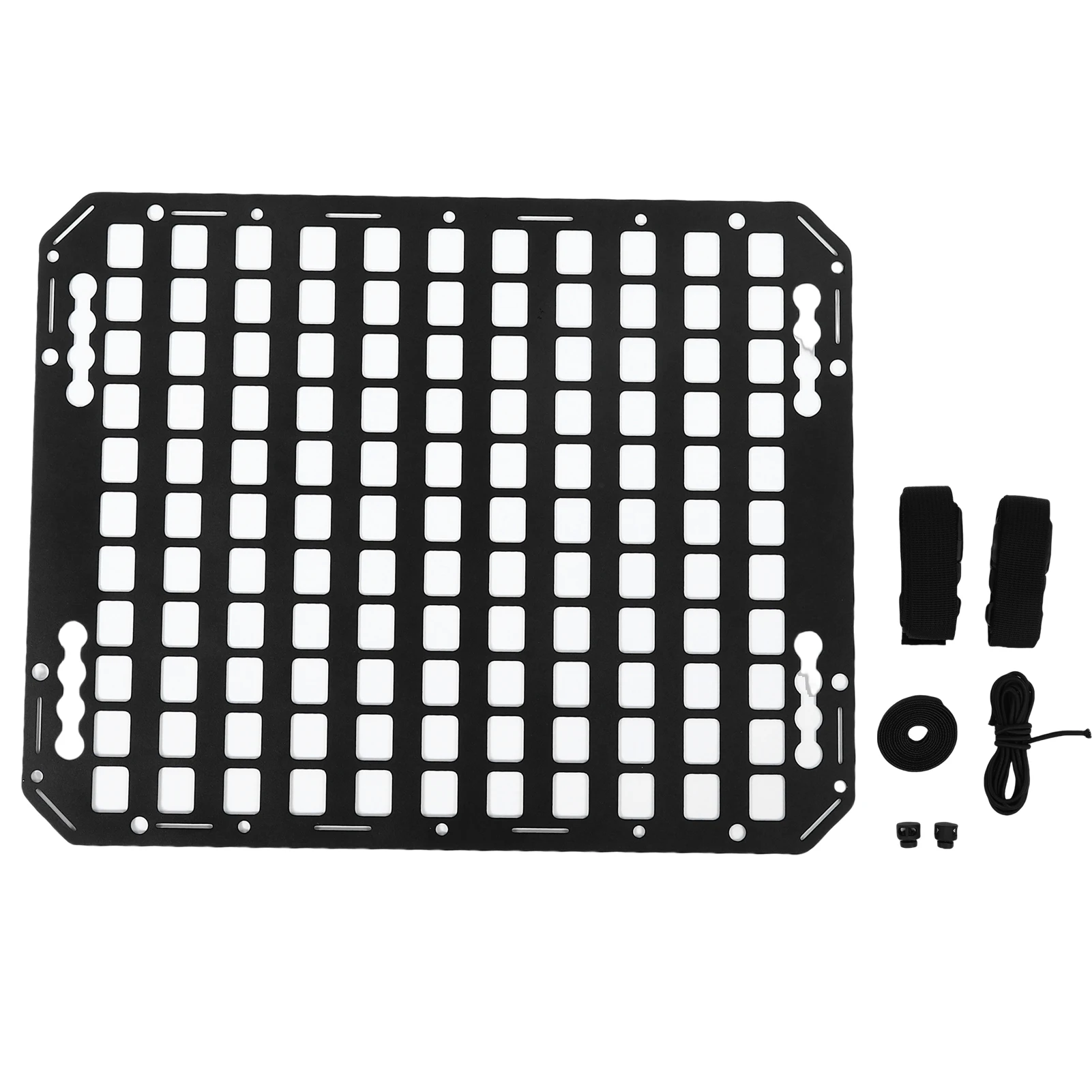 

Алюминиевая панель Molle для кузова грузовика 18.27x22.99x0.08 дюйма, органайзер для хранения грузов, держатель для инструментов для седанов, внедорожников, пикапов, грузовиков, автодомов, прицепов