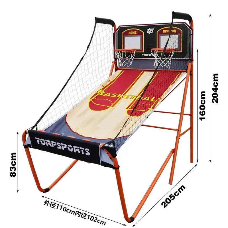 Indoor leisure electronic scoring and shooting machine, adult and children's single player and double player basketball machine