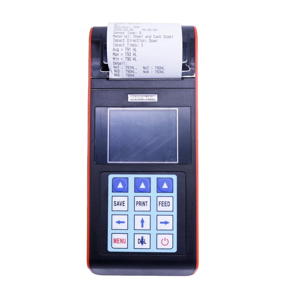 NDT290+ Portable Hardness Tester Measuring Range HLD(170~960) with Printer ndt290+