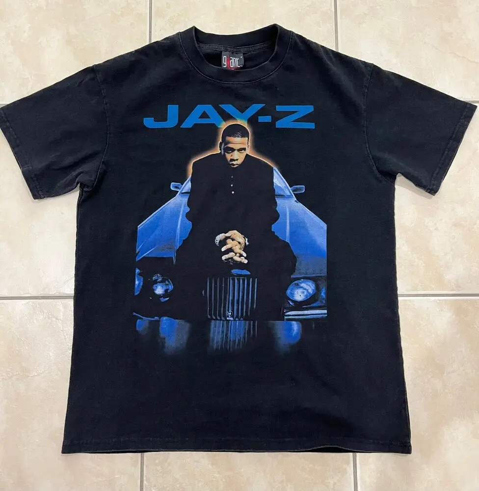 Vintage Jay Z Shirt Rocafella Records Rap Tee Sz M Double Sided