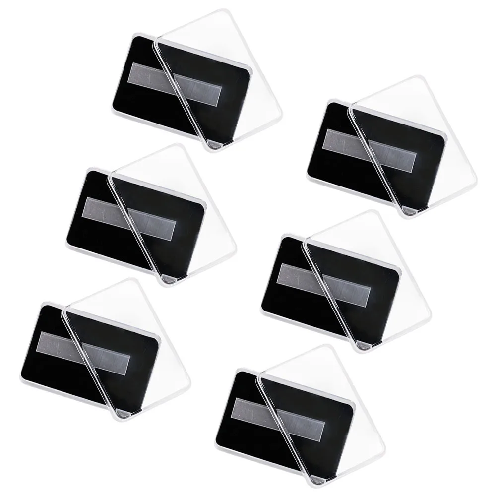 

Press on Nails Organizer Case Clear Plastic Storage Box Acrylic Display Sticks Glue Tape Professional Portable Durable Easy