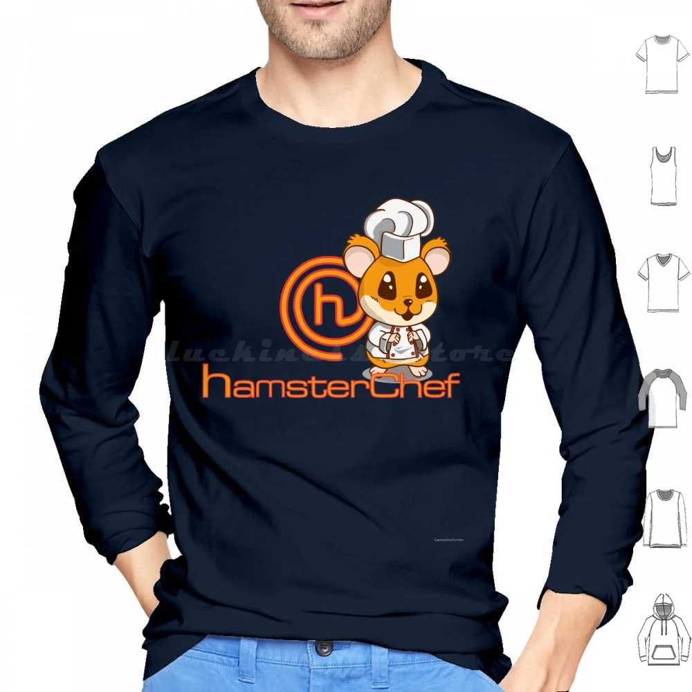 Hamsterchef Hoodies Long Sleeve Hamster Master Hamsterchef Chef Parody Parodia