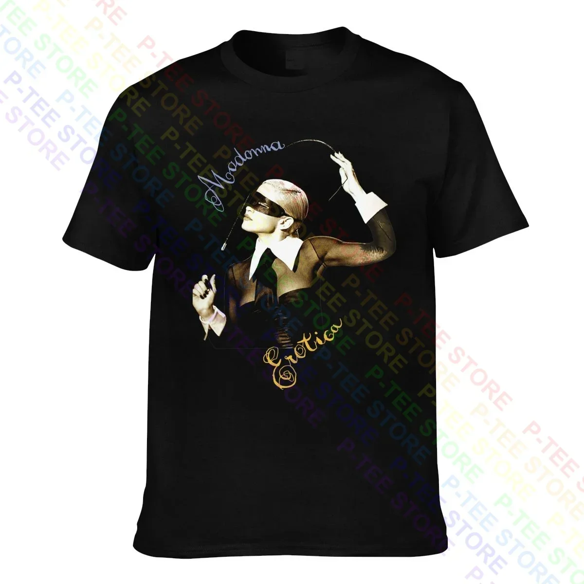 Madonna Dita Mask Whip Erotica Sex Book Promo Era Meisel Boy Toy T-shirt Tee Shirt Unisex Fashion