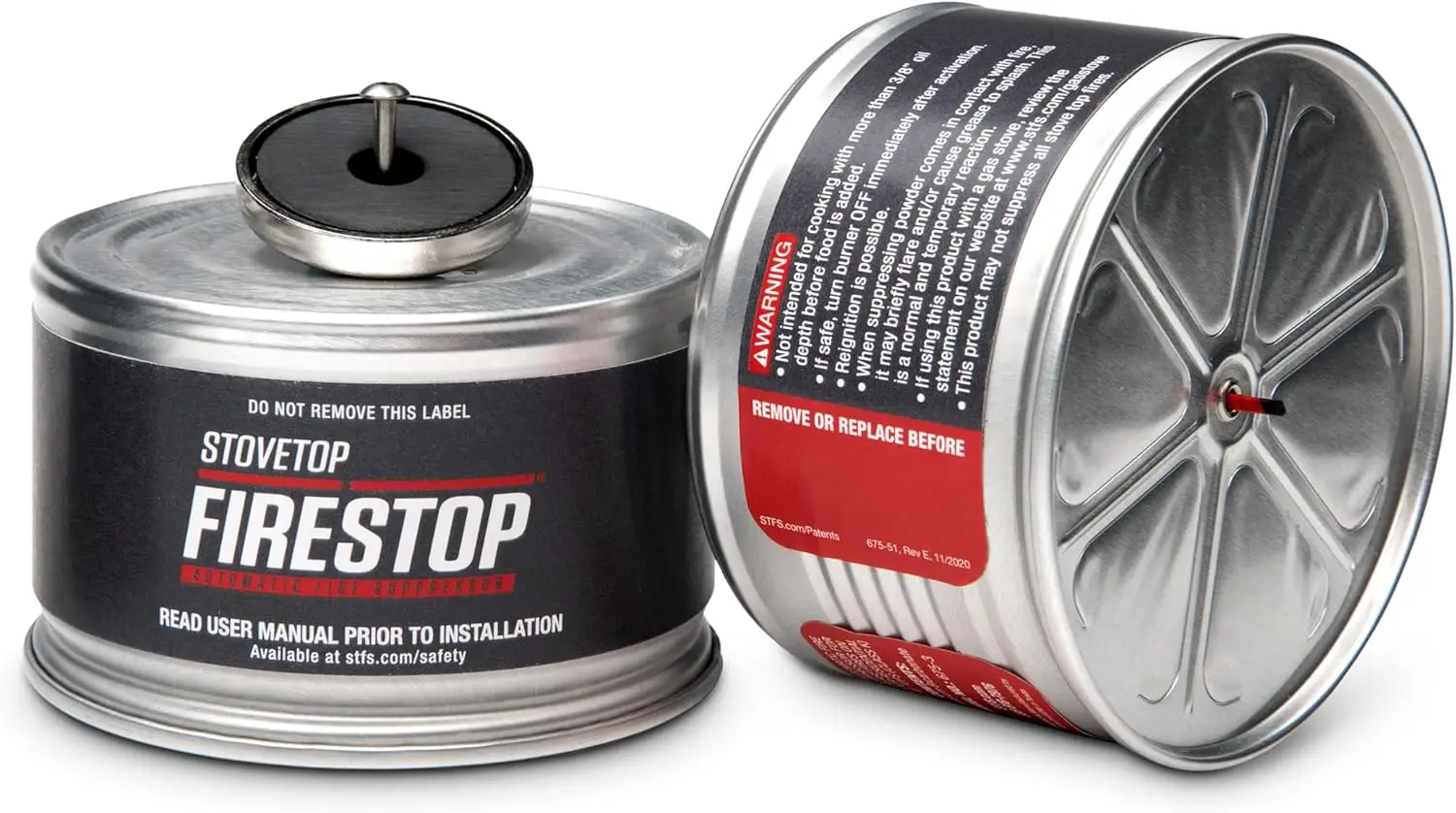 

Automatic StoveTop Fire Suppressor for Kitchen Safety - Easy Install, Flame-Activated, Non-Toxic (1 Pair)