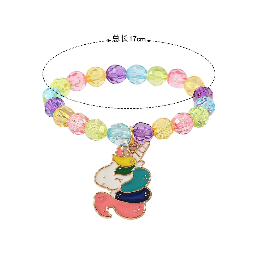 Kids Charm Bracelets Wholesale Cute  Bracelets Cartoon Jewelry For Girls Shiny Kids Jewelry Bracelets For Holiday Gift Kids