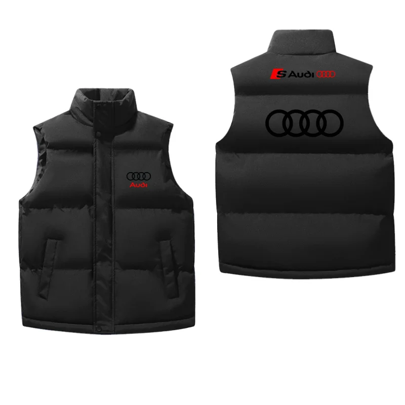 Audi marque gilet épais chaud coupe-vent Simple et élégant ajustement Audi chaleur et Style polaire gilet pour tenue décontracté