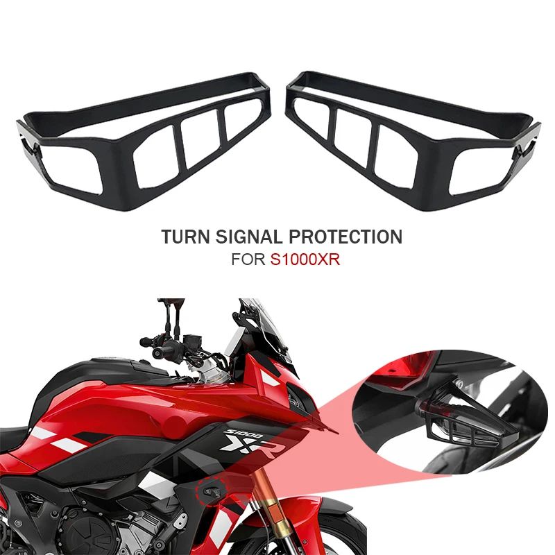 S1000XR Motorcycle Front&Rear Turn Signal LED Light Protection Cover Shield For BMW S1000 XR S 1000XR 2020 2021 2022 2023